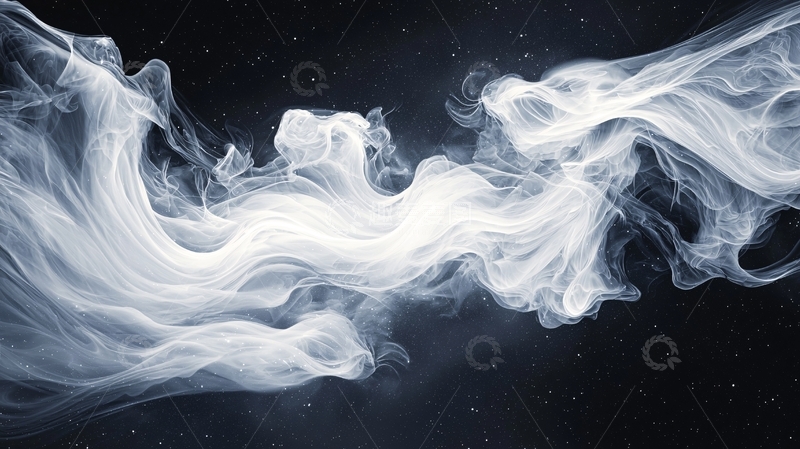 高清大图下载【趣麦麦图】宇宙中的烟雾流动