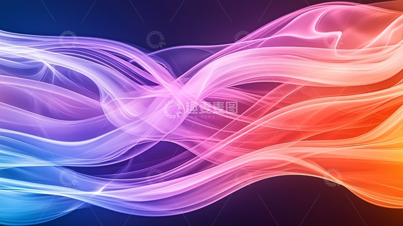 高清大图下载【趣麦麦图】色彩流动抽象背景