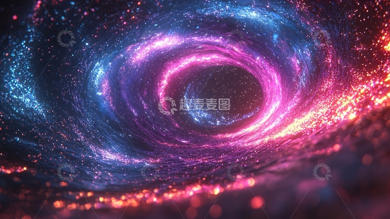 高清大图下载【趣麦麦图】宇宙漩涡星空背景
