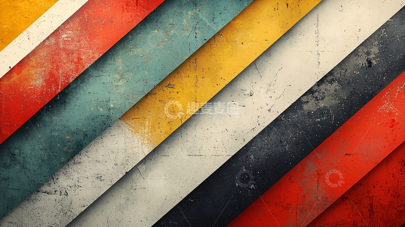 高清大图下载【趣麦麦图】抽象色彩拼接背景素材