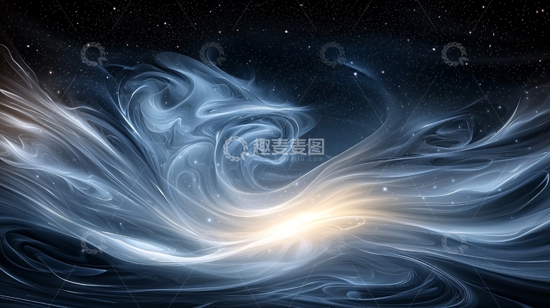 高清大图下载【趣麦麦图】宇宙星云流动光影
