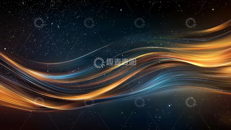 高清大图下载【趣麦麦图】宇宙光波动态壁纸