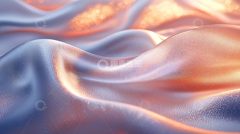 高清大图下载【趣麦麦图】柔和波纹丝滑面料纹理背景
