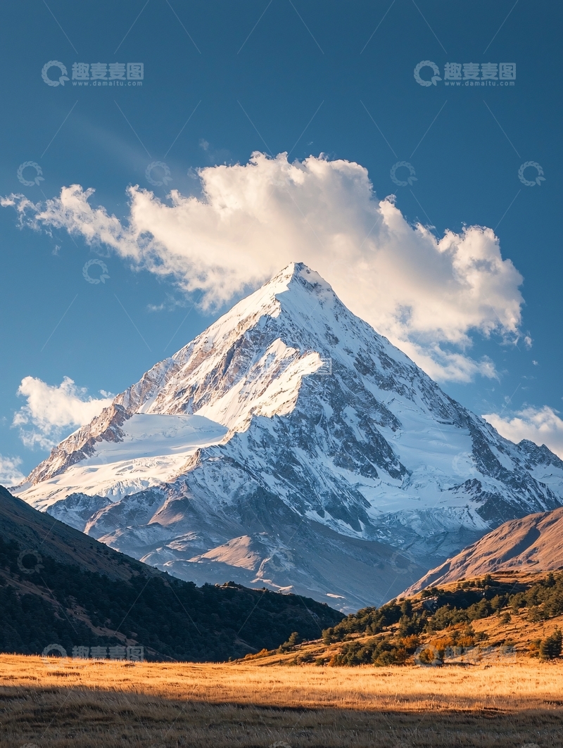 高清大图下载【趣麦麦图】雪山云海自然风光