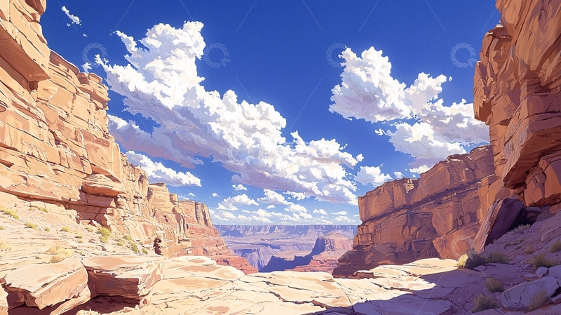 高清大图下载【趣麦麦图】峡谷风光自然风景