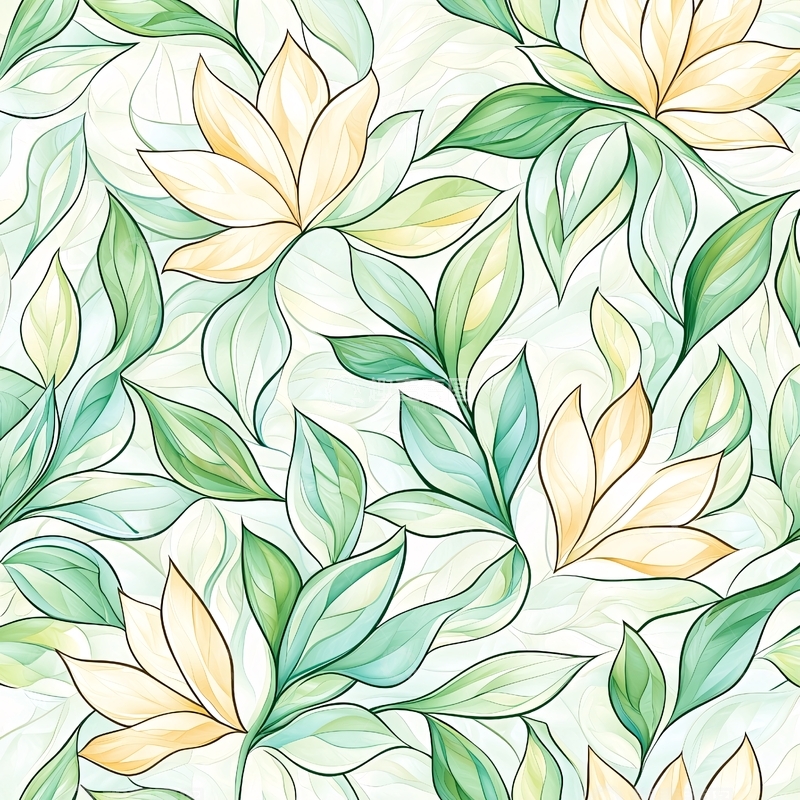 高清大图下载【趣麦麦图】清新花卉背景图案素材