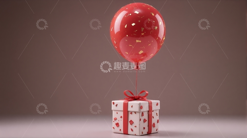 高清大图下载【趣麦麦图】爱的礼物在飞翔