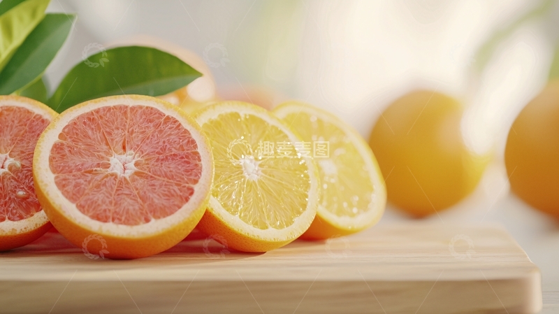 高清大图下载【趣麦麦图】新鲜水果切片展示