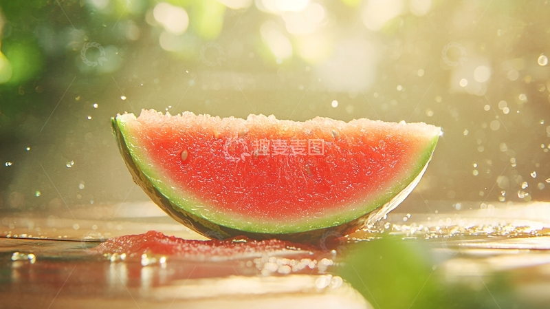 高清大图下载【趣麦麦图】夏日清凉西瓜切片