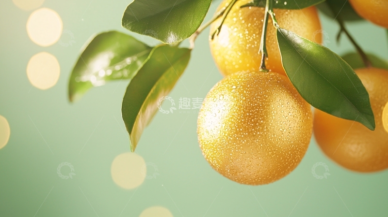 高清大图下载【趣麦麦图】金桔挂满枝头