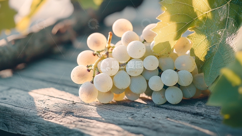 高清大图下载【趣麦麦图】阳光下的葡萄串