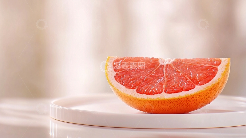 高清大图下载【趣麦麦图】红柚切片展示