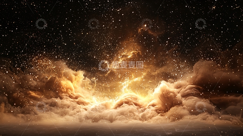 高清大图下载【趣麦麦图】星河云海夜景