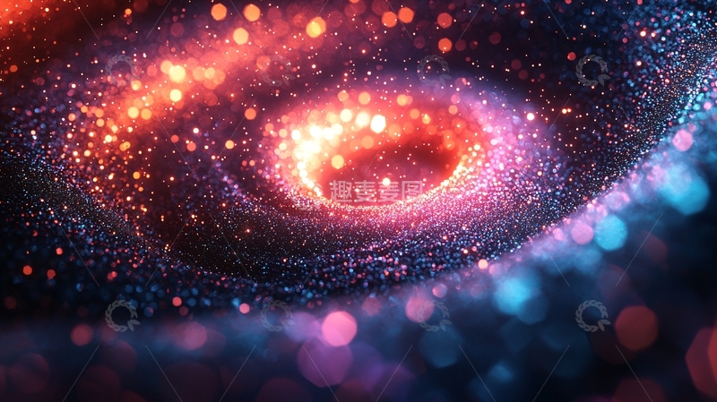 高清大图下载【趣麦麦图】星云漩涡动态视觉效果