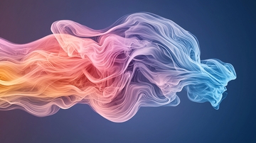 流动的色彩抽象艺术背景