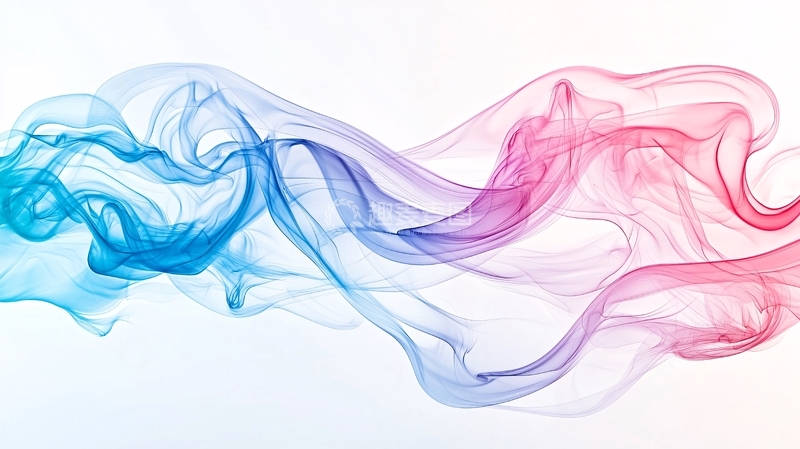 高清大图下载【趣麦麦图】彩色烟雾流动艺术背景