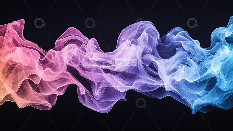 高清大图下载【趣麦麦图】色彩流动抽象艺术背景
