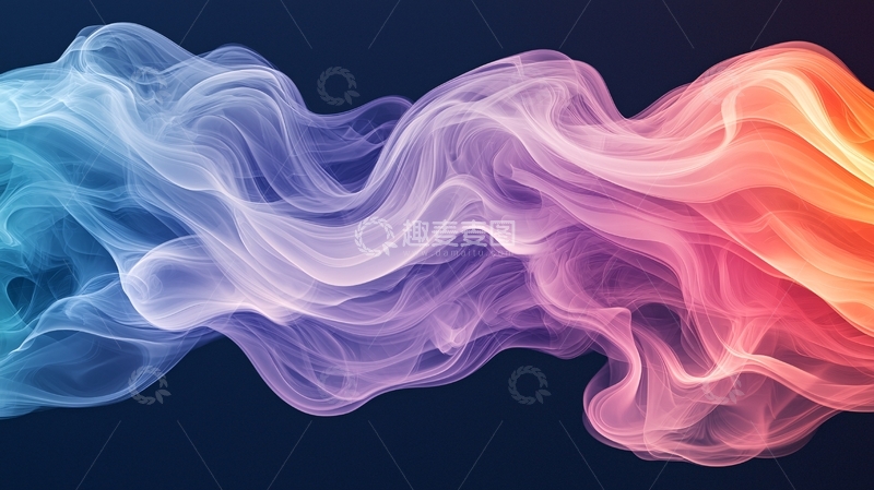 高清大图下载【趣麦麦图】色彩流动抽象艺术背景
