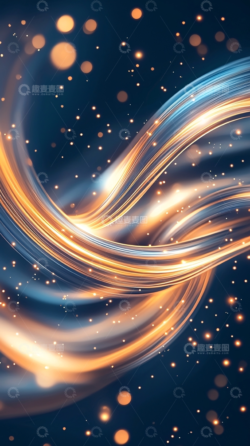 高清大图下载【趣麦麦图】光流动感抽象背景