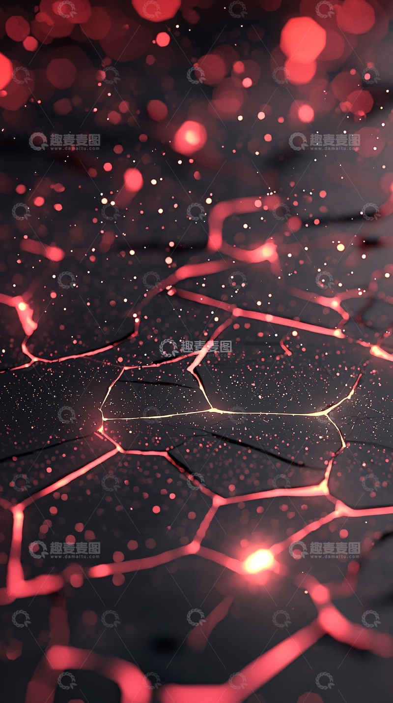 高清大图下载【趣麦麦图】裂纹背景光影效果素材