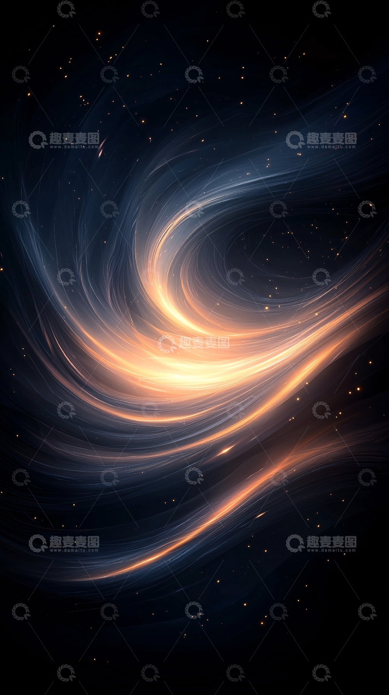 高清大图下载【趣麦麦图】宇宙漩涡光效背景图