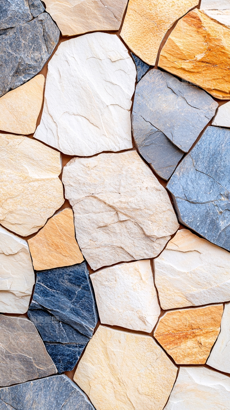 高清大图下载【趣麦麦图】自然石块拼接背景纹理