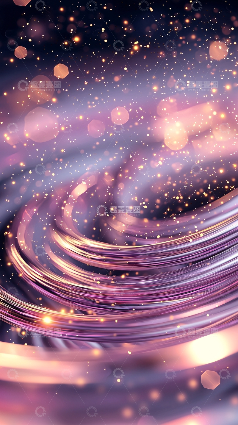 高清大图下载【趣麦麦图】梦幻光晕旋转背景