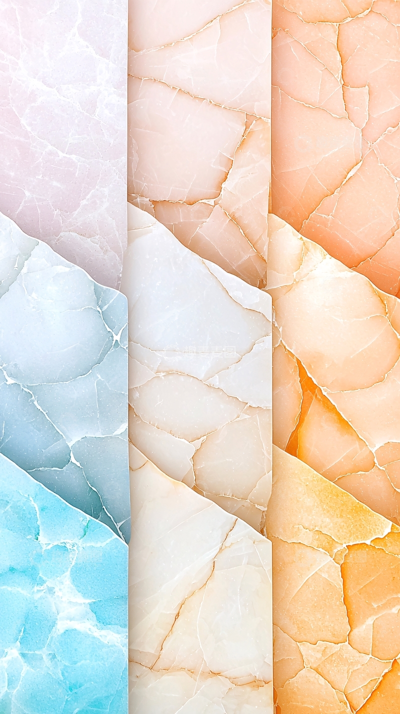 高清大图下载【趣麦麦图】大理石纹理拼接背景图