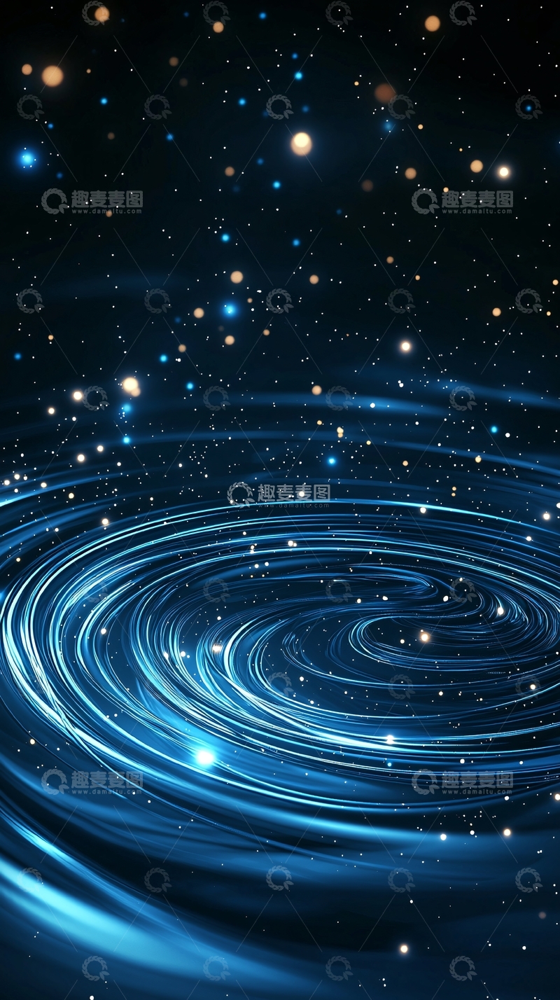 高清大图下载【趣麦麦图】星河漩涡动态壁纸