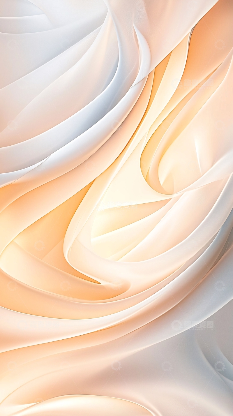 高清大图下载【趣麦麦图】柔和曲线抽象背景
