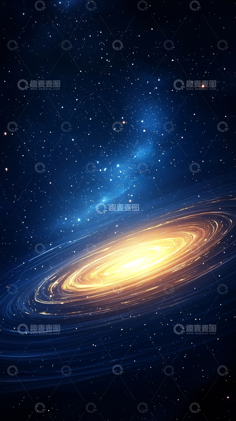 高清大图下载【趣麦麦图】星系旋转之美