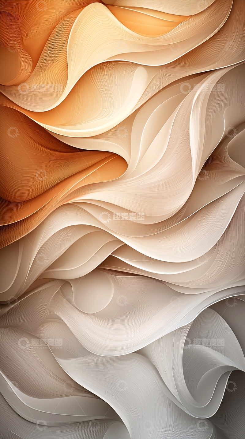 高清大图下载【趣麦麦图】抽象波浪纹理背景图案