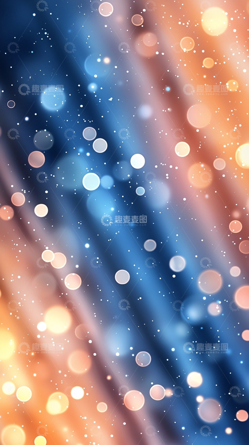 高清大图下载【趣麦麦图】梦幻星空光斑背景图