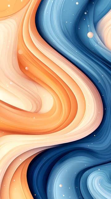 抽象流线型渐变色背景