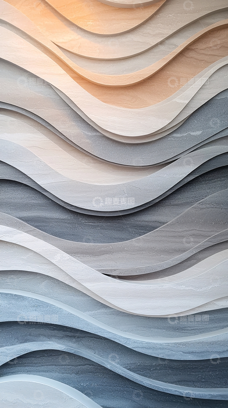 高清大图下载【趣麦麦图】抽象波浪纹理背景图