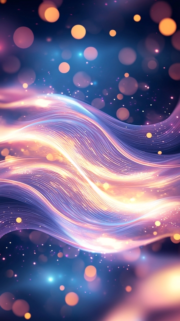梦幻光波背景素材
