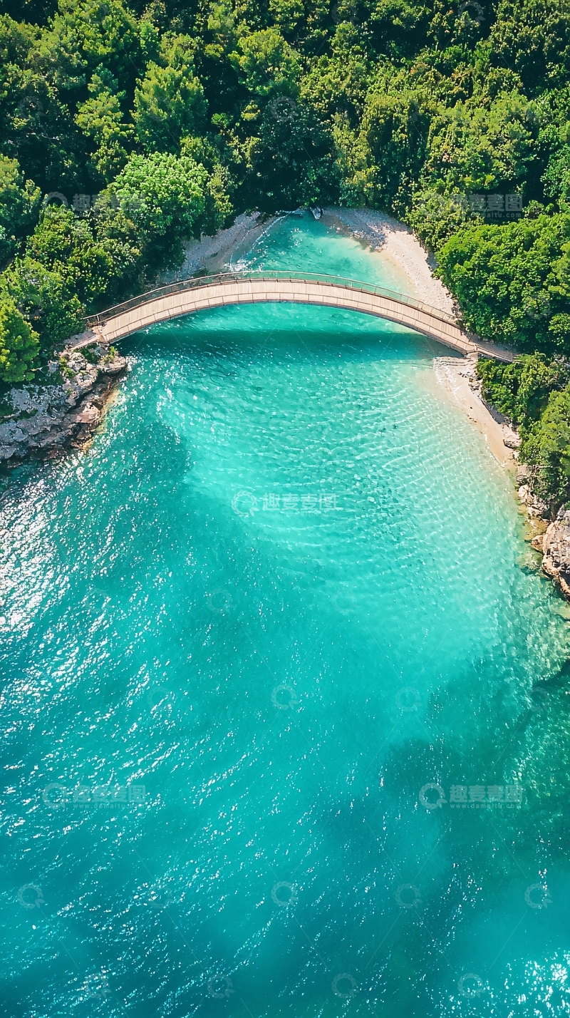 高清大图下载【趣麦麦图】碧海蓝天下的小岛