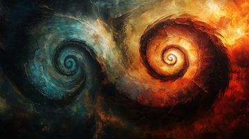 双螺旋抽象艺术背景图