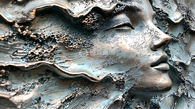 高清大图下载【趣麦麦图】抽象人物雕塑艺术细节