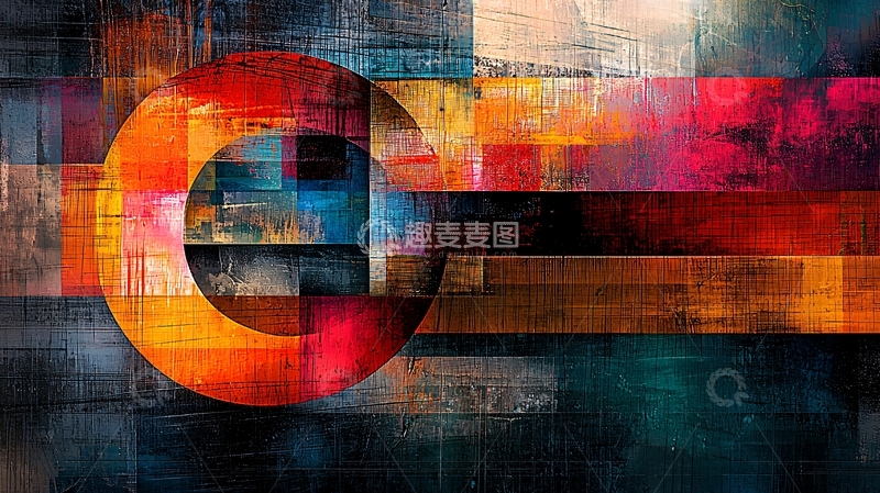 高清大图下载【趣麦麦图】抽象艺术风格背景素材