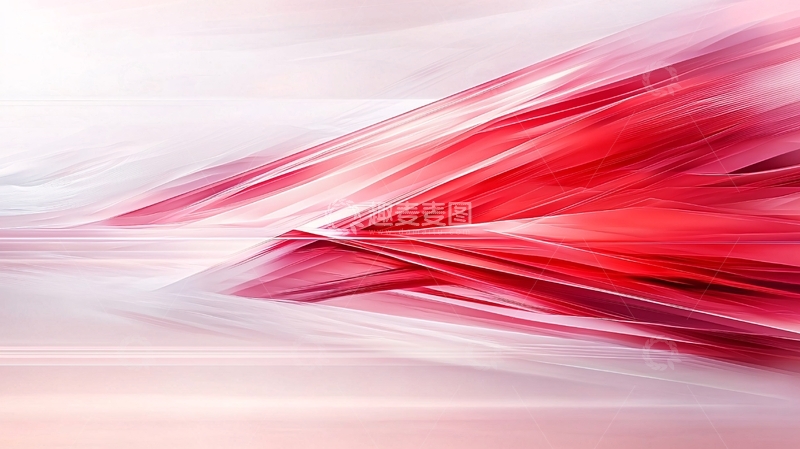 高清大图下载【趣麦麦图】抽象红色渐变线条背景