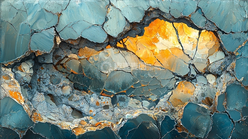 高清大图下载【趣麦麦图】裂纹岩石纹理背景