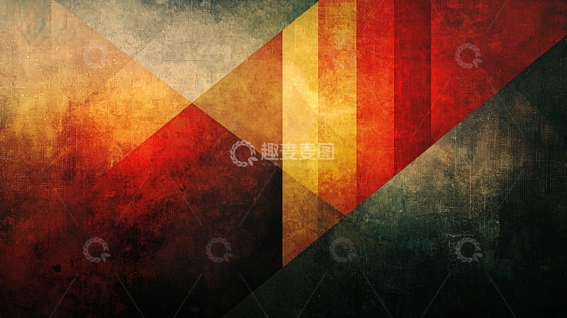 高清大图下载【趣麦麦图】抽象几何拼接背景素材