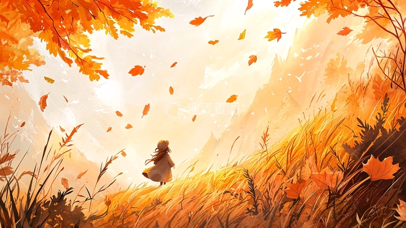 高清大图下载【趣麦麦图】秋日暖阳下高清图片