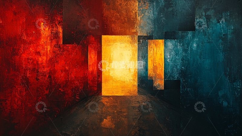 高清大图下载【趣麦麦图】光影交错的抽象艺术背景