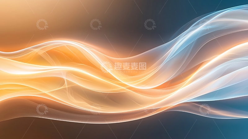 高清大图下载【趣麦麦图】抽象流动线条背景图