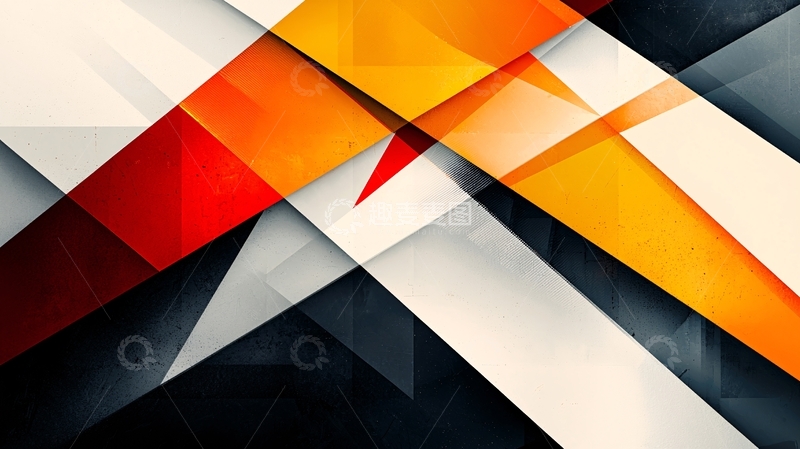 高清大图下载【趣麦麦图】抽象几何拼接背景素材