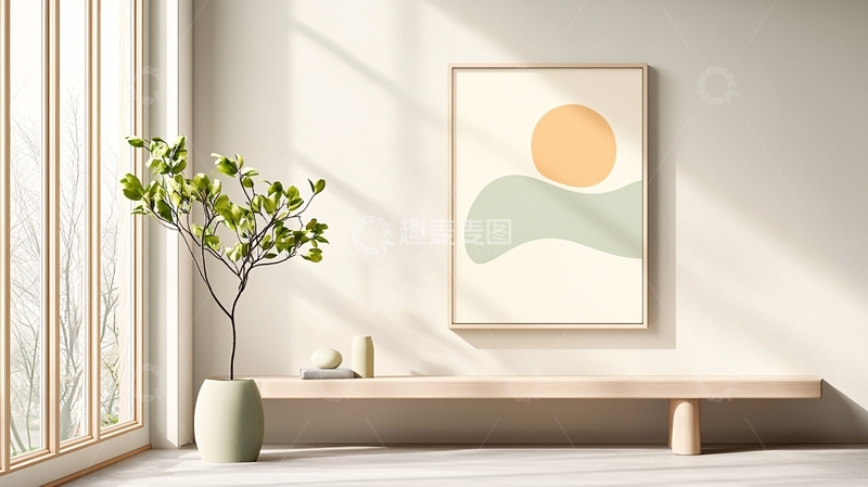 高清大图下载【趣麦麦图】简约现代客厅装饰设计