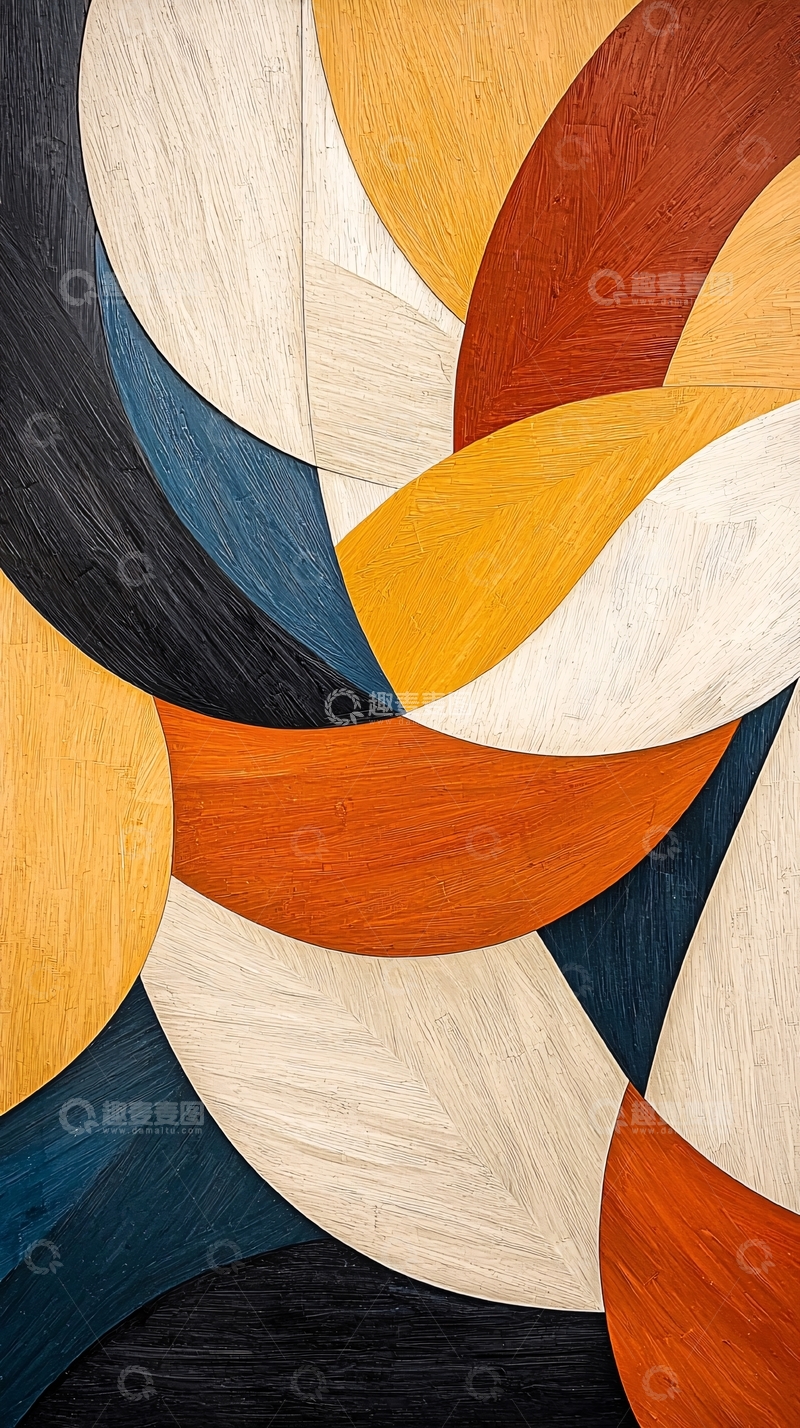 高清大图下载【趣麦麦图】抽象几何木质纹理背景