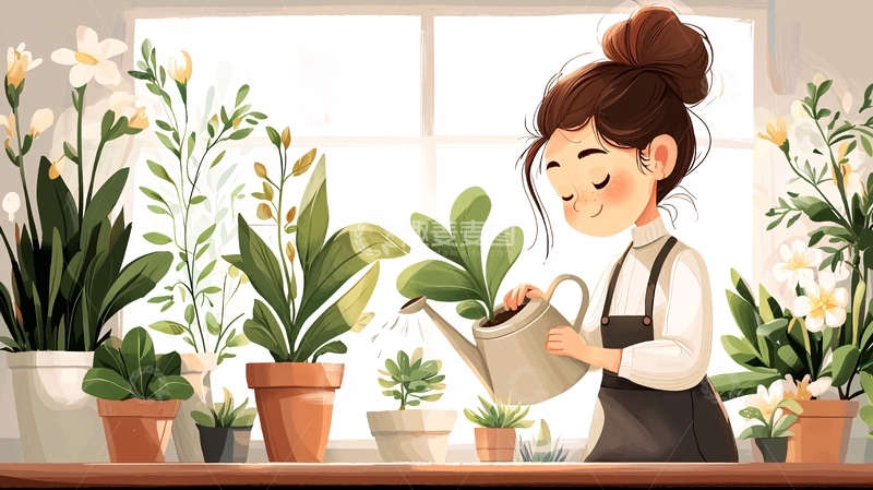 高清大图下载【趣麦麦图】插画风高清图片